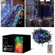 FILO RGB 100 LUCI CONTROLLO DA REMOTO (4pz)